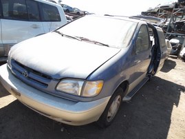 1999 TOYOTA SIENNA LE LIGHT BLUE 3.0L AT 2WD Z18329